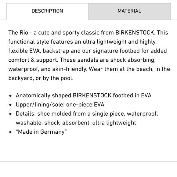 New w/box Birkenstock Rio Eva kids - Picture 9 of 9